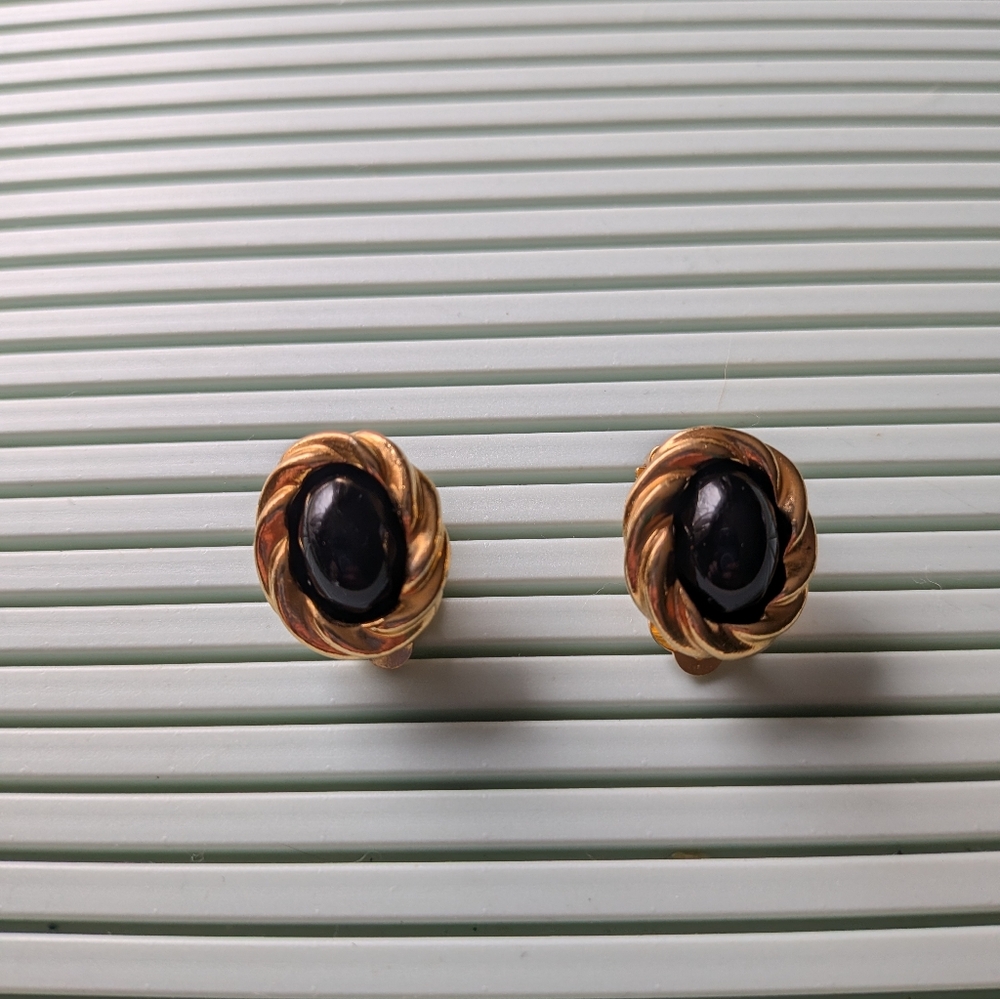 KJL for Avon Vintage Clip Earrings